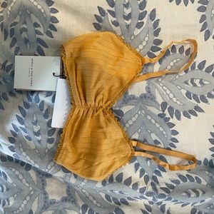 Spell Lana Organic Cotton Bralette - Sunflower XS